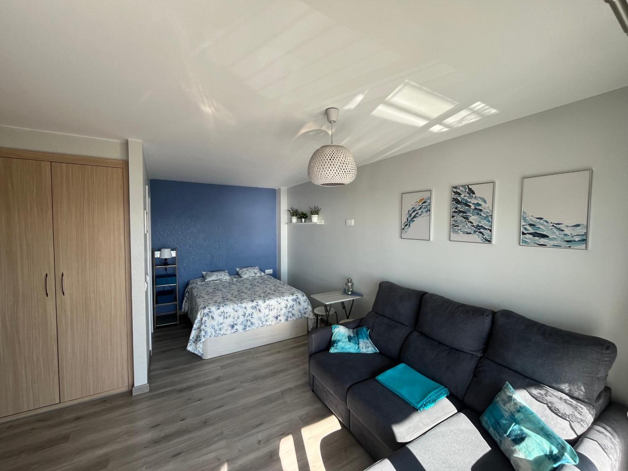 Estudio Con Impresionantes Vistas Al Mar Blanes Eksteriør billede