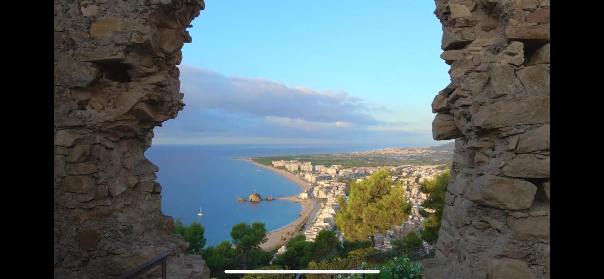 Estudio Con Impresionantes Vistas Al Mar Blanes Eksteriør billede